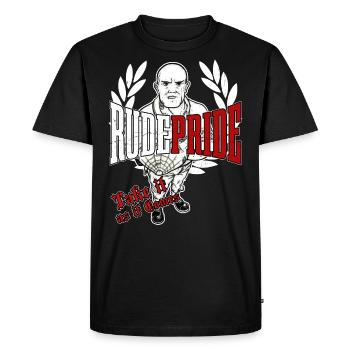 Oi Skinhead - Men's Premium Organic T-Shirt - black - Front - Nico (187cm)