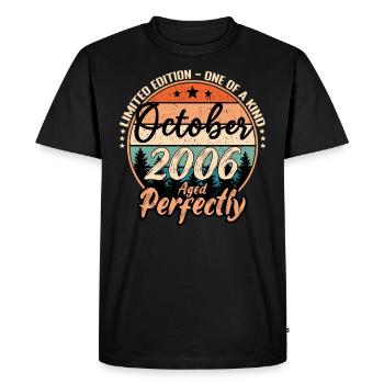 October 2006 anniversary 2006 legends October - Men's Premium Organic T-Shirt - black - Front - Nico (187cm)