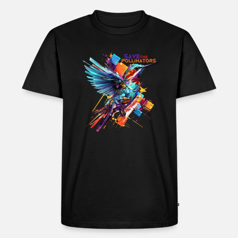 Rettet die Bestäuber - Männer Premium Bio T-Shirt - Schwarz