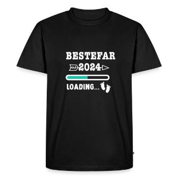 Bestefar 2024 - T-shirt Premium bio Homme - noir - Devant - Nico (187cm)