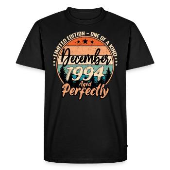 December 1994 Anniversary 1994 Legends December - Men's Premium Organic T-Shirt - black - Front - Nico (187cm)