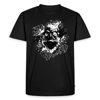 Gaz mask BandW - T-shirt Premium bio Homme - noir - Devant - Nico (187cm)