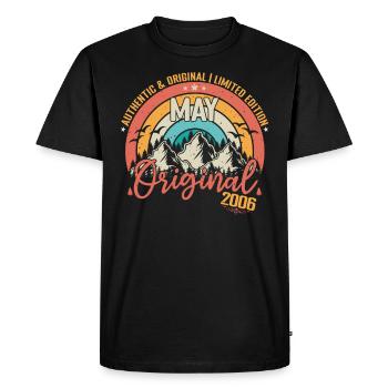 May 2006 May Anniversary 2006 May Original - Men's Premium Organic T-Shirt - black - Front - Nico (187cm)