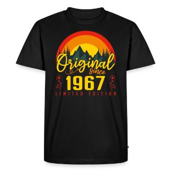 1967 Birthday Gift 1967 Birthday - Men's Premium Organic T-Shirt - black - Front - Nico (187cm)