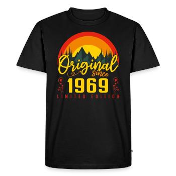 1969 Birthday Gift 1969 Birthday - Men's Premium Organic T-Shirt - black - Front - Nico (187cm)