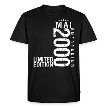 May 2000 May Anniversary May 2000 - Men's Premium Organic T-Shirt - black - Front - Nico (187cm)
