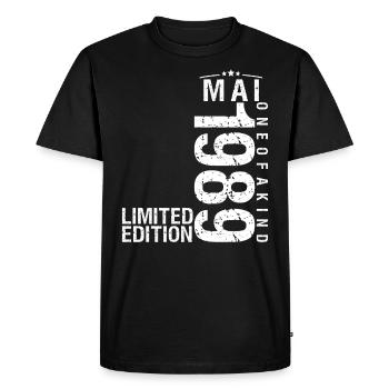 May 1989 May Anniversary May 1989 - Men's Premium Organic T-Shirt - black - Front - Nico (187cm)