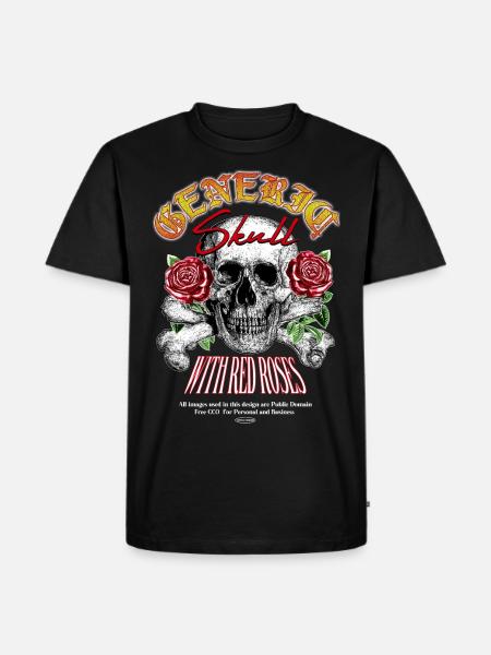 Generic Skull - Men's Premium Organic T-Shirt - black