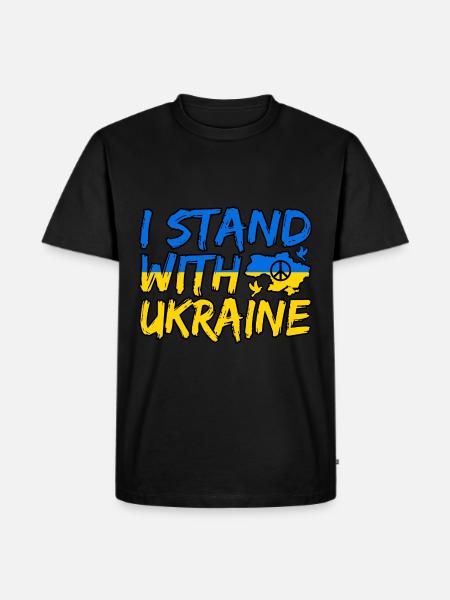 Ukraine - Men's Premium Organic T-Shirt - black