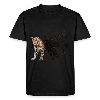 Jaguar - Men's Premium Organic T-Shirt - black - Front - Nico (187cm)