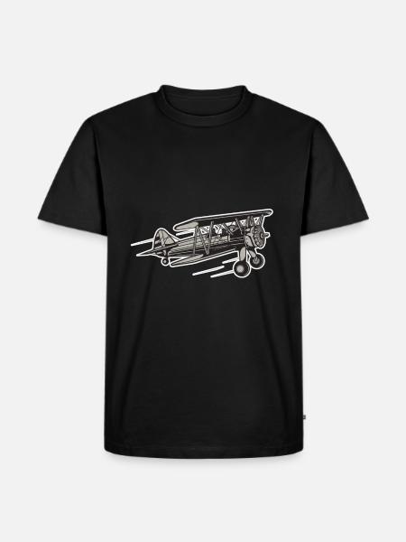 Airplane Airplane - Men's Premium Organic T-Shirt - black