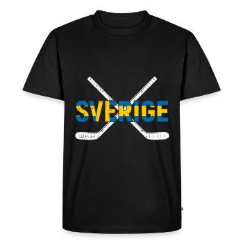 Suède - T-shirt Premium bio Homme - noir - Devant - Nico (187cm)