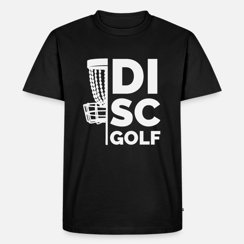 Discgolf Champion, Disc Golf Design - Männer Premium Bio T-Shirt - Schwarz