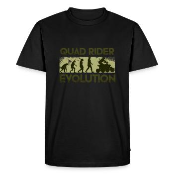 Quad Evolution - T-shirt Premium bio Homme - noir - Devant - Nico (187cm)