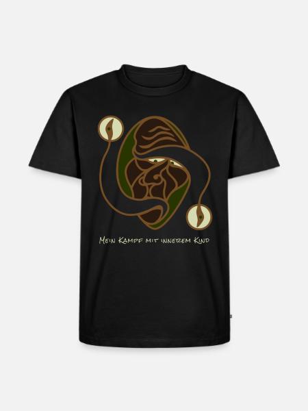 Kampf Mit Innerem Kind - Männer Premium Bio T-Shirt - Schwarz