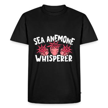 Cadeau d’anémones de mer - T-shirt Premium bio Homme - noir - Devant - Nico (187cm)