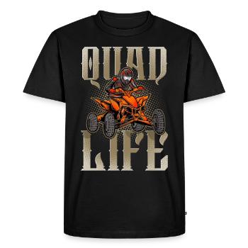 Quad ATV Offroad Quad Riders - T-shirt Premium bio Homme - noir - Devant - Nico (187cm)