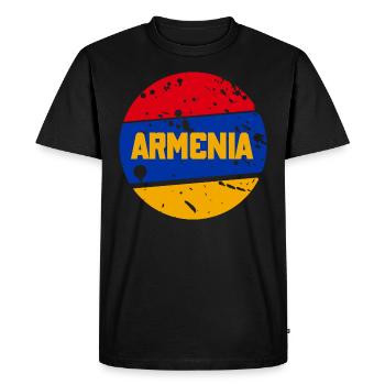 Armenia - T-shirt Premium bio Homme - noir - Devant - Nico (187cm)