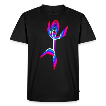 Danseur danseur - T-shirt Premium bio Homme - noir - Devant - Nico (187cm)
