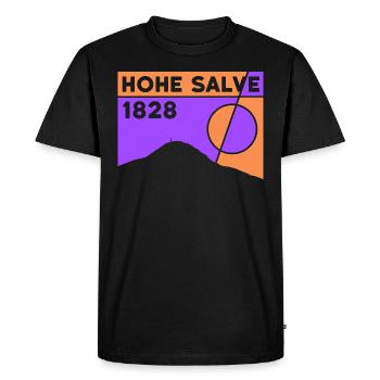 Hohe Salve Randonnée Sentier de randonnée Tyrol Kitzbühel - T-shirt Premium bio Homme - noir - Devant - Nico (187cm)