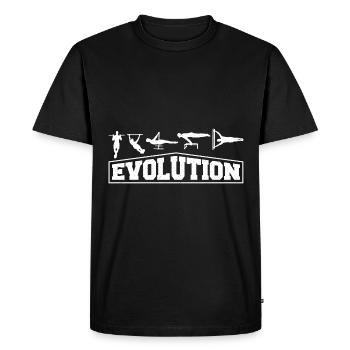 Callisthénie - T-shirt Premium bio Homme - noir - Devant - Nico (187cm)
