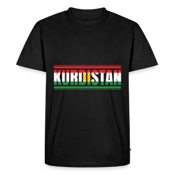 Kurdistan - T-shirt Premium bio Homme - noir - Devant - Nico (187cm)