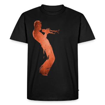 Miles Davis All Blues vintage - T-shirt Premium bio Homme - noir - Devant - Nico (187cm)