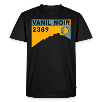 Tour Vanil Noir Ascension Randonnée Tour - T-shirt Premium bio Homme - noir - Devant - Nico (187cm)