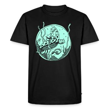 Best friends - Men's Premium Organic T-Shirt - black - Front - Nico (187cm)