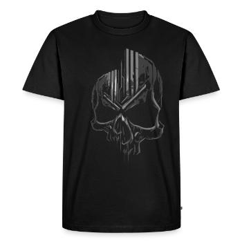 Crâne - T-shirt Premium bio Homme - noir - Devant - Nico (187cm)