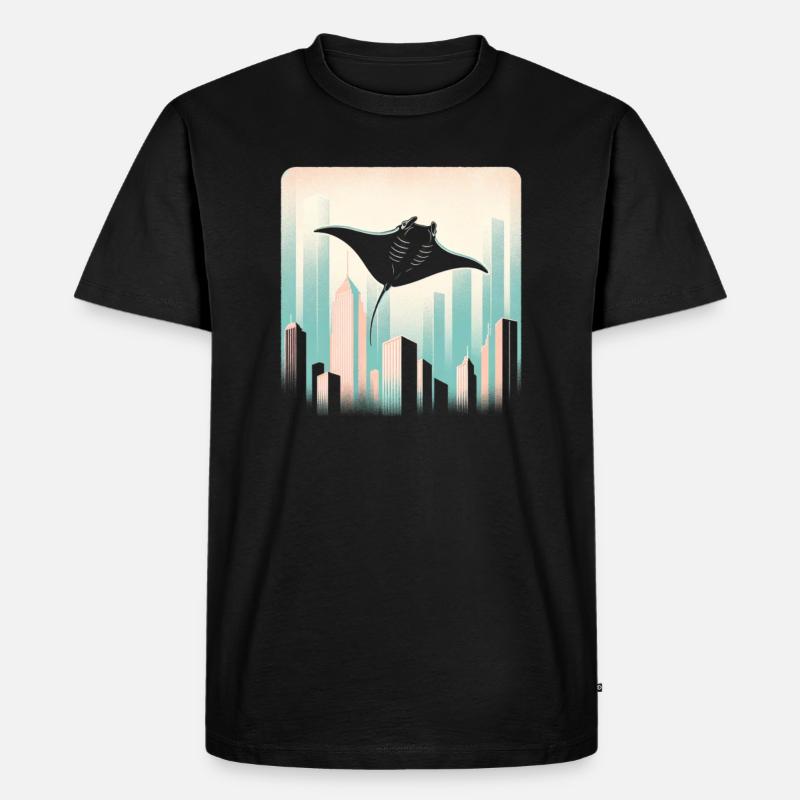 Mantarochen - Männer Premium Bio T-Shirt - Schwarz