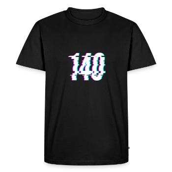 Bibliothèque de jeux 140 Spielo TV TV - T-shirt Premium bio Homme - noir - Devant - Nico (187cm)