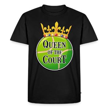 Idée de cadeau de tennis player ladies tennis woman - T-shirt Premium bio Homme - noir - Devant - Nico (187cm)