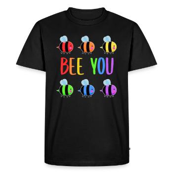 Gay Pride Homosexualité Gay Lesbienne Cadeau - T-shirt Premium bio Homme - noir - Devant - Nico (187cm)