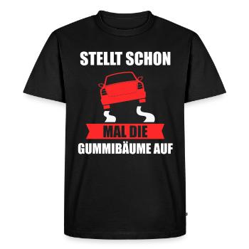 Driver's License Passed Driving School Funny Gift - Men's Premium Organic T-Shirt - black - Front - Nico (187cm)