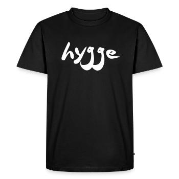hygge - T-shirt Premium bio Homme - noir - Devant - Nico (187cm)