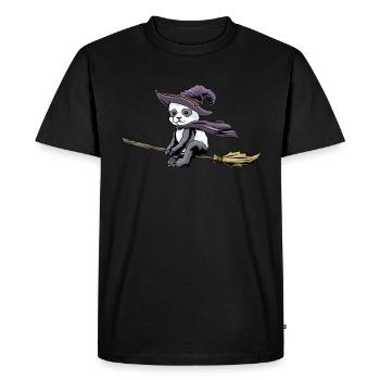 Panda Halloween Funny Panda Halloween Cadeau - T-shirt Premium bio Homme - noir - Devant - Nico (187cm)