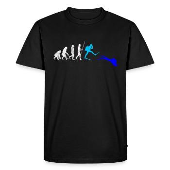 Diver Scuba Diving Diving Evolution Gift - T-shirt Premium bio Homme - noir - Devant - Nico (187cm)