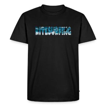 Kitesurf Kitesurf Kitesurf - T-shirt Premium bio Homme - noir - Devant - Nico (187cm)