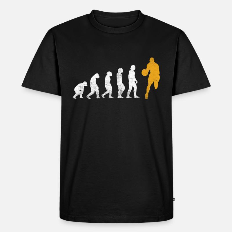 Evolution du basket - T-shirt Premium bio Homme - noir