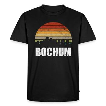 Bochum Ruhrgebiet Ruhrpott Stadt gift - Men's Premium Organic T-Shirt - black - Front - Nico (187cm)