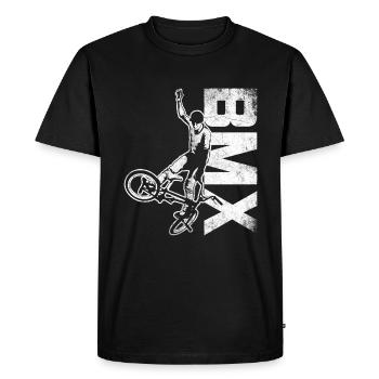 BMX Bike MTB Bike Bicycle Retro BMX Gift - T-shirt Premium bio Homme - noir - Devant - Nico (187cm)
