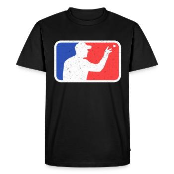 Boire Pong Design Gift Party Jeu à boire - T-shirt Premium bio Homme - noir - Devant - Nico (187cm)