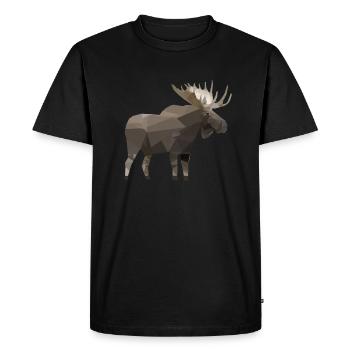 Orignal polygone scandinavie orignal cadeau - T-shirt Premium bio Homme - noir - Devant - Nico (187cm)