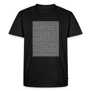 Pi 5000 Make Pi Day Mathematics Math Fun Shirt - T-shirt Premium bio Homme - noir - Devant - Nico (187cm)