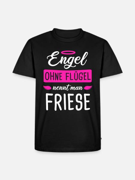 Friese Friesenpferd Friesen Geschenk - Männer Premium Bio T-Shirt - Schwarz