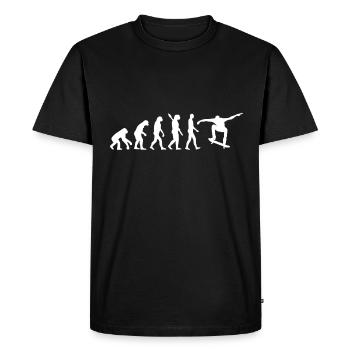 Skate Evolution Skater Evo Skateboard - T-shirt Premium bio Homme - noir - Devant - Nico (187cm)