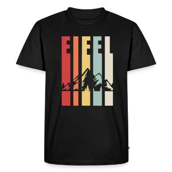 Eifel Gerolstein Eifeler Geschenk - Männer Premium Bio T-Shirt - Schwarz - Vorne - Nico (187cm)