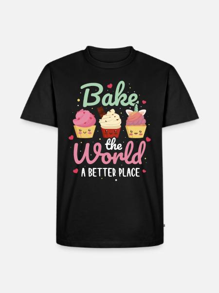 to bake - Men's Premium Organic T-Shirt - black