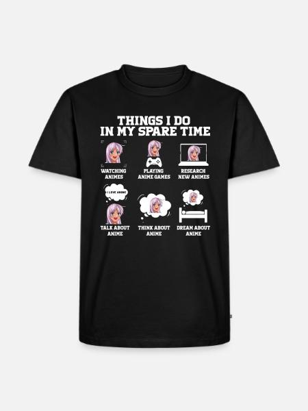 Anime Clothing Otaku Gift - Men's Premium Organic T-Shirt - black